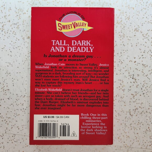 Sweet Valley High #126 Tall Dark & Deadly - Picture 2 of 5
